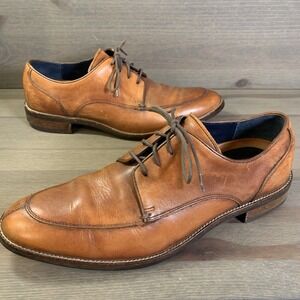Cole Haan Lenox Hill Split Toe Shoes Mens 9.5 M Oxford Leather BritishTan C11629
